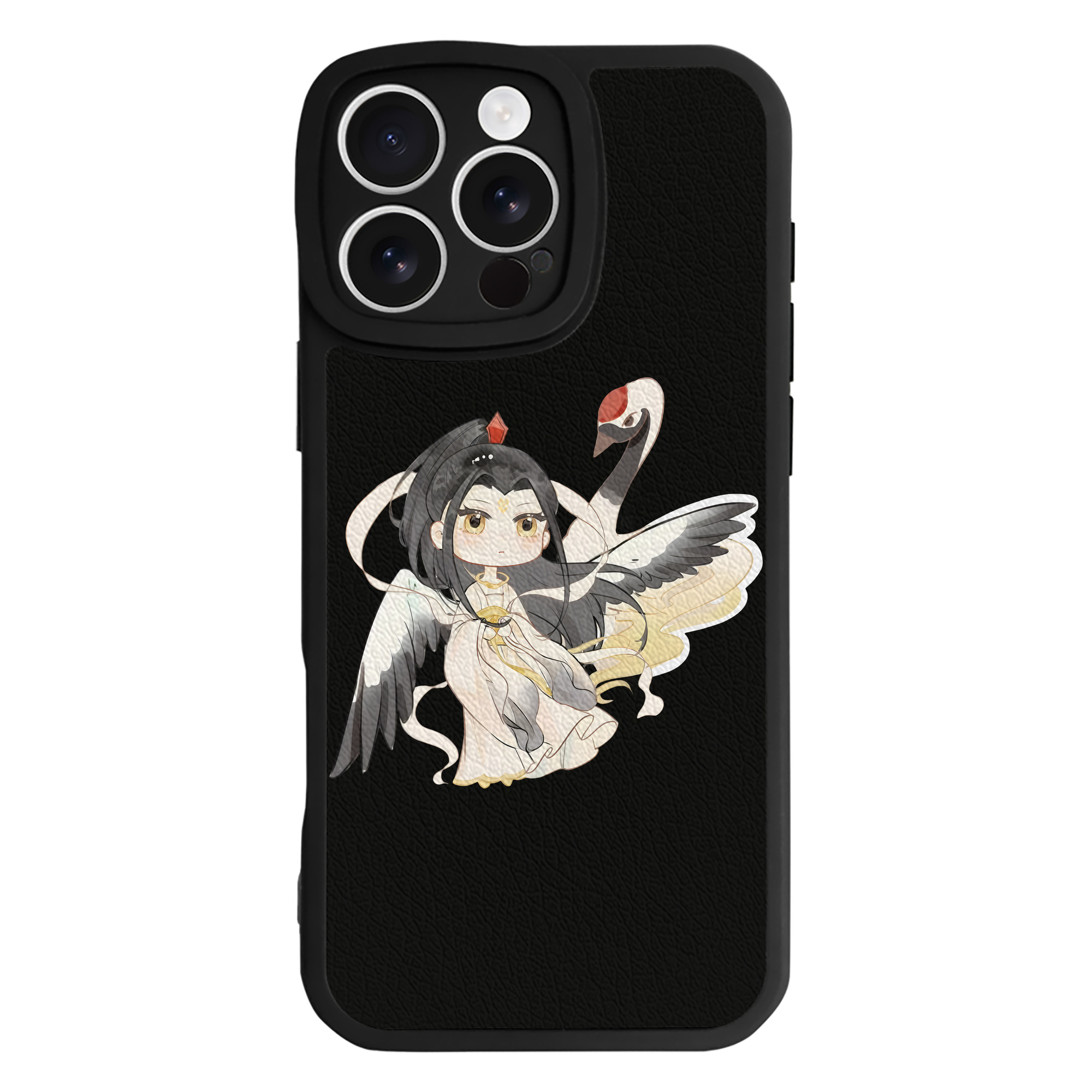 （画像用） Ne Zha 2 ナタ 魔童の大暴れ 【iPhone 16シリーズ対応】シリコンスマホケース（レザー調） 材質：シリコン